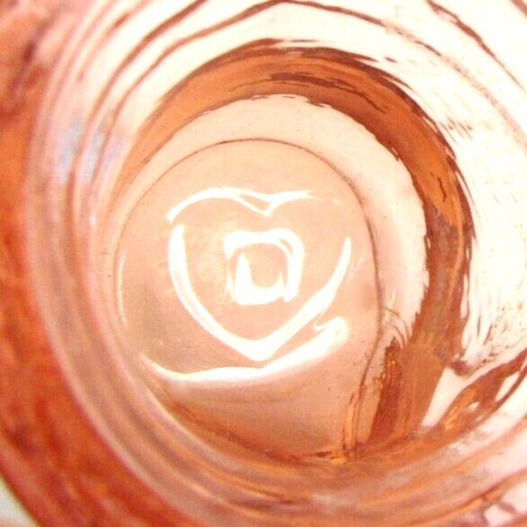 Vintage Pink Glass Baby Shoe / Boot Toothpick Holder Degenhart - Picture 5 of 5